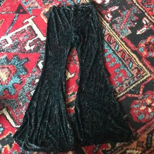 Velvet printed flares